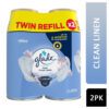 GLADE AUTO REFILL TWIN PURE CLEAN LINEN  2 x 269ML