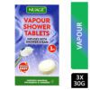 NUAGE VAPOURISING SHOWER TABLETS 3X30G 022297