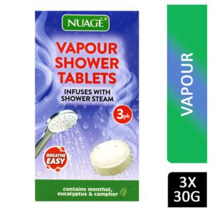 NUAGE VAPOURISING SHOWER TABLETS 3X30G 022297