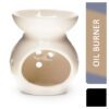 PAN AROMA CREAM CERAMIC OIL BURNER 250090