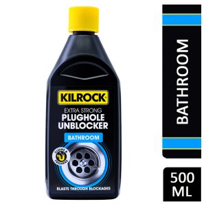 KILROCK BATHROOM EXTRA STRONG PLUGHOLE UNBLOCKER 500ML