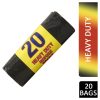MAMMOTH HEAVY DUTY REFUSE SACKS 20'S YELLOW LABEL