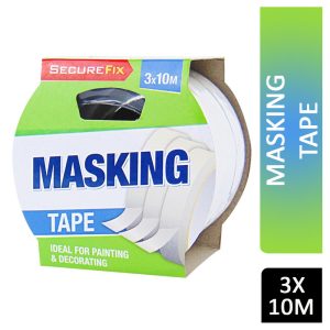 SECURE FIX MASKING TAPE 3X10M