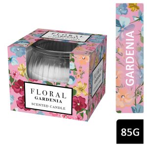 FLORAL SCENTED CANDLE GARDENIA BOXED 85g