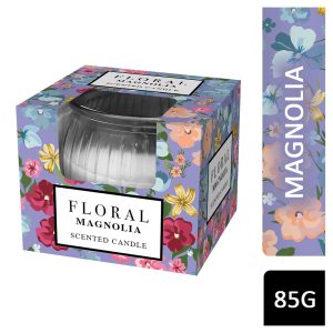 FLORAL SCENTED CANDLE MAGNOLIA BOXED 85g