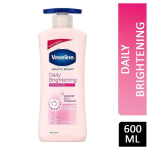 VASELINE INT CARE DAILY BRIGHTENING PUMP LOTION 600ml