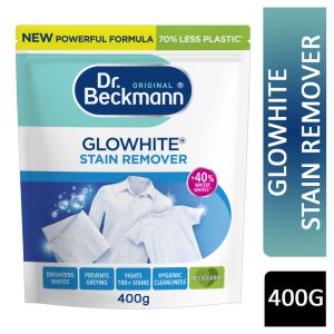 DR BECKMANN GLOWHITE STAIN REMOVER POUCH 400g
