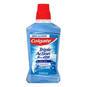COLGATE M/WASH TRIPLE ACTION XTRA + WHITE 500ml