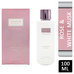 LONDON FRAGRANCES HER ROSE & WHITE MUSK 100ML