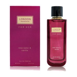 LONDON FRAGRANCES HER ROSE WATER & VANILLA 100ml
