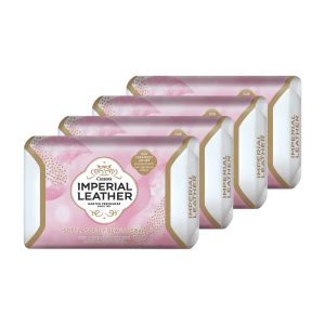 IMPERIAL LEATHER SOAP SOFTLY 4p/k