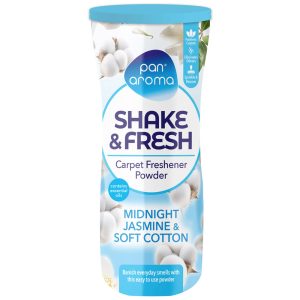 PAN AROMA CARPET FRESHENER POWDER 500g JASMINE & COTTON