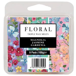 FLORAL TRIPLE WAX MELTS 9PK
