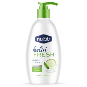 NULAB FEELING FRESH BODY WASH CUCUMBER & JASMINE 750ml PUMP