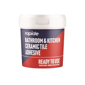 RAPIDE BATHROOM & KITCHEN CERAMIC TILE ADHESIVE 1KG