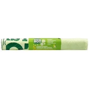 COMPOSTABLE WHEELIE BIN LINER 5'S 240L