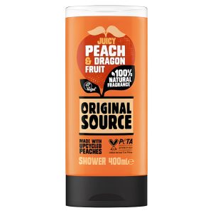ORIGINAL SOURCE S/GEL PEACH & DRAGON FRUIT 400ML