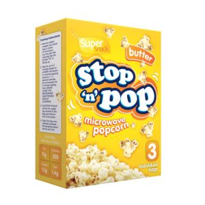 POPCORN MICROWAVE BUTTER 3X85g GOODWIN'S