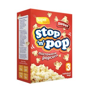 POPCORN MICROWAVE SWEET 3X85g GOODWIN'S