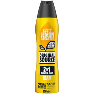 ORIGINAL SOURCE 2 IN 1 SHOWER GEL LEMON & TEA TREE TIN 200ml