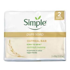 SIMPLE SOAP OATMEAL BAR 100G TWIN